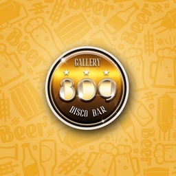809 Gallery Disco Bar Logo