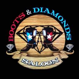 Boots & Diamonds Saloon Logo