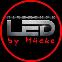 Diskothek LED Logo